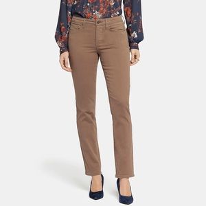 NYDJ Sheri Slim Jeans in Incense Brown